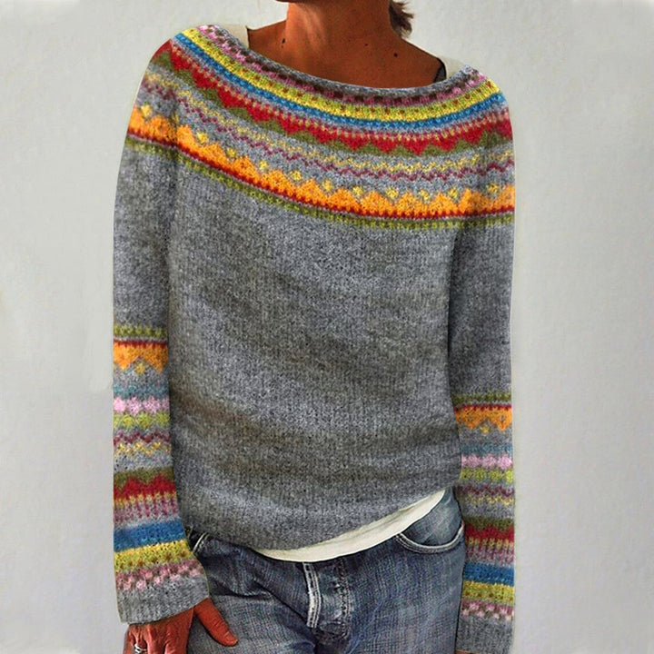 Elyse - Retro Wool Sweater