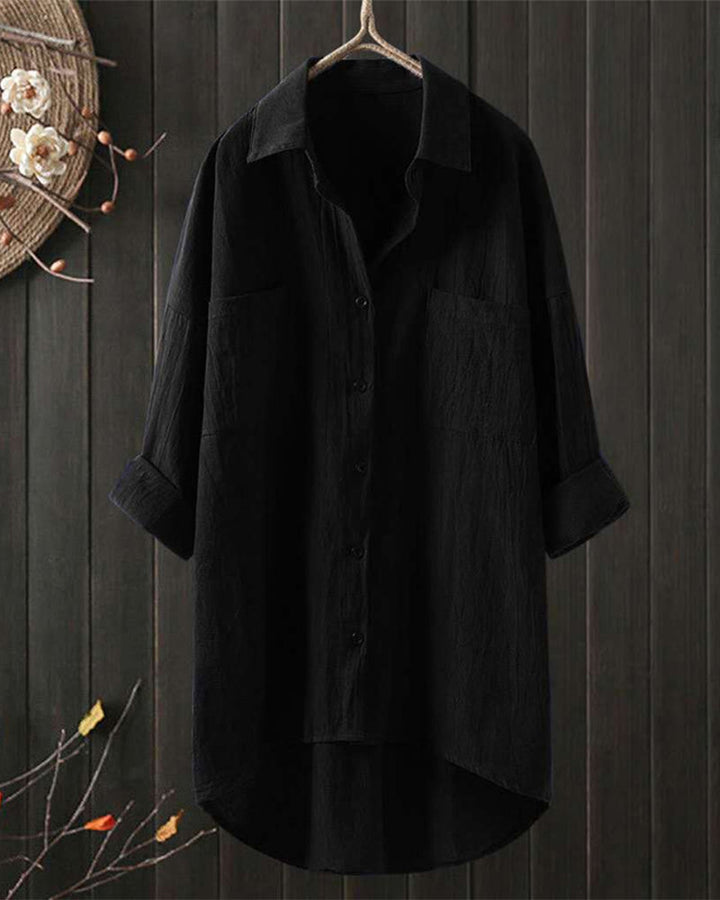 Olivia - Loose Comfy Solid Colour Blouse