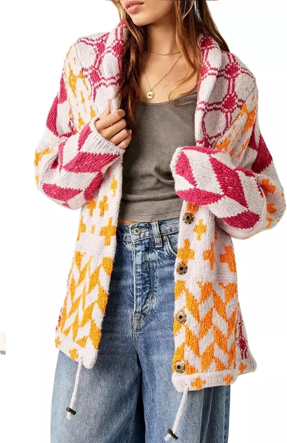NYLA – VINTAGE OVERSIZED CARDIGAN