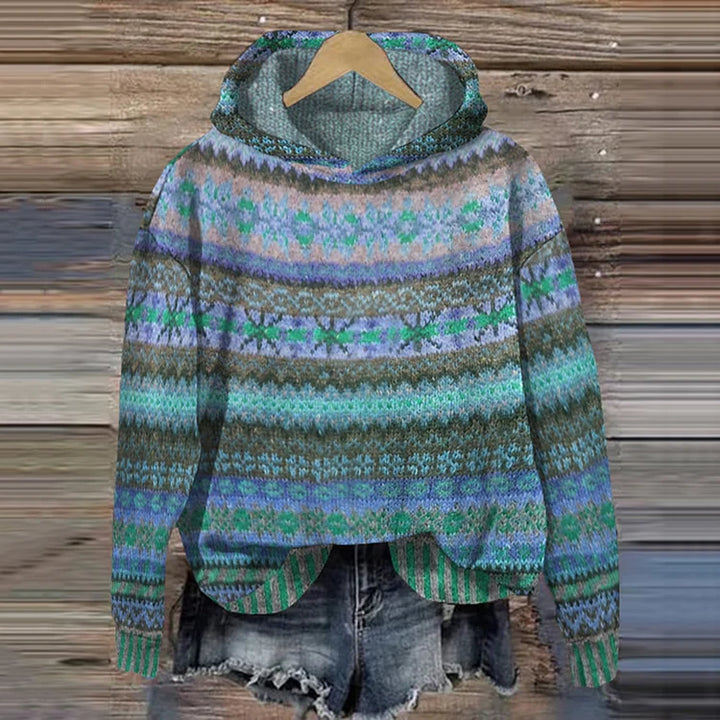 Gaby - Ethnic Retro Hoodie