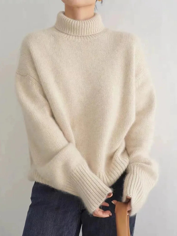 ORLYNITHRA – HIGH NECK CASHMERE SWEATER