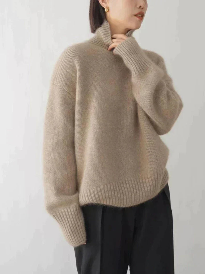 LINEA - High Collar Sweater