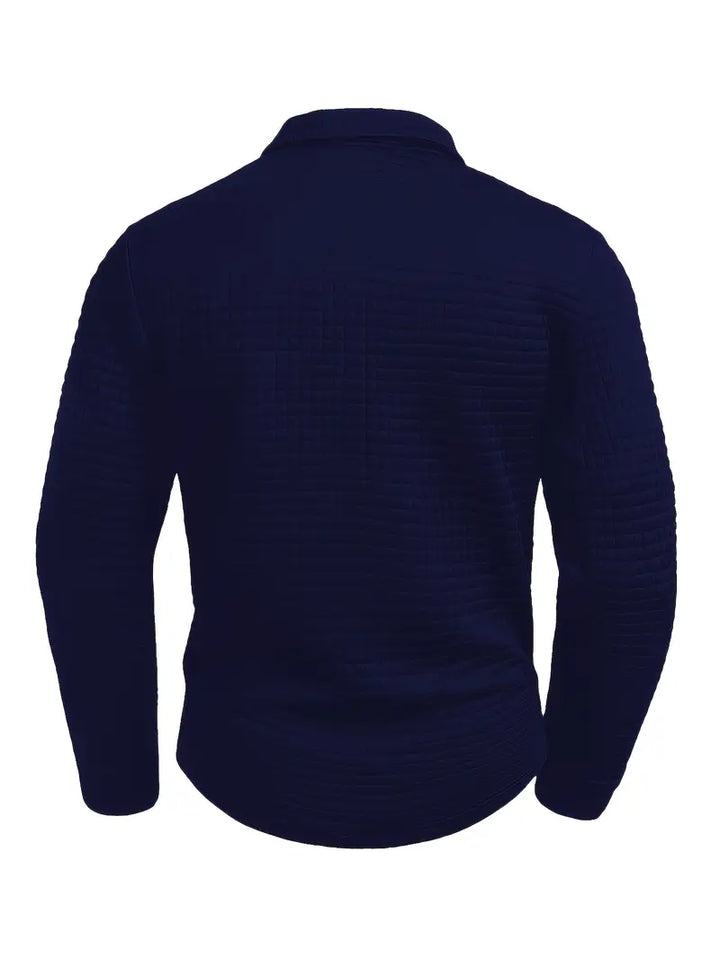 EPHRAIM – TEXTURED POLO SHIRT
