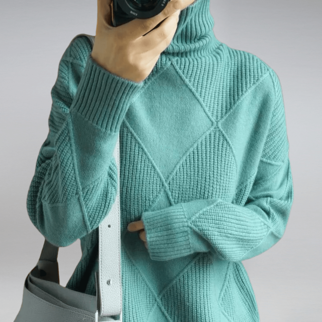 SYLVARITH – SOFT TURTLENECK SWEATER