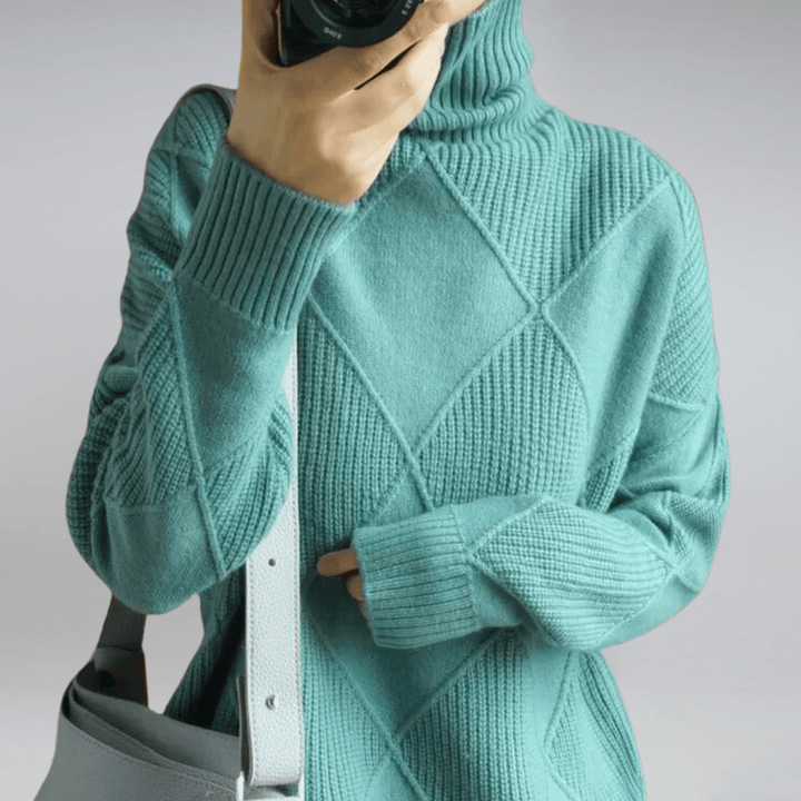SYLVARITH – SOFT TURTLENECK SWEATER