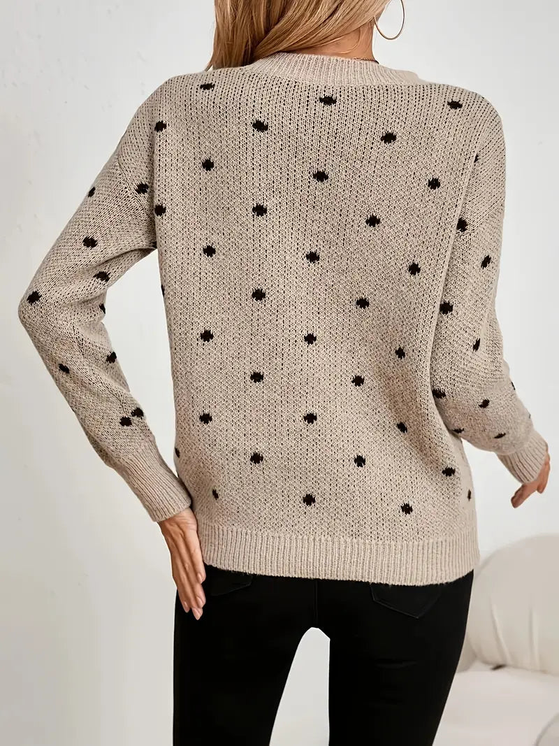 Women's Comfortable Round Neck Sweater