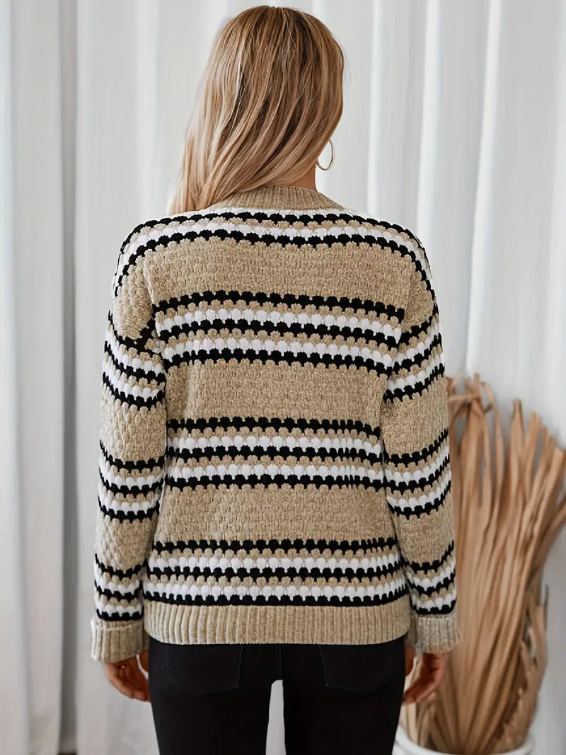 Essential Striped Sweater with Classic Fit