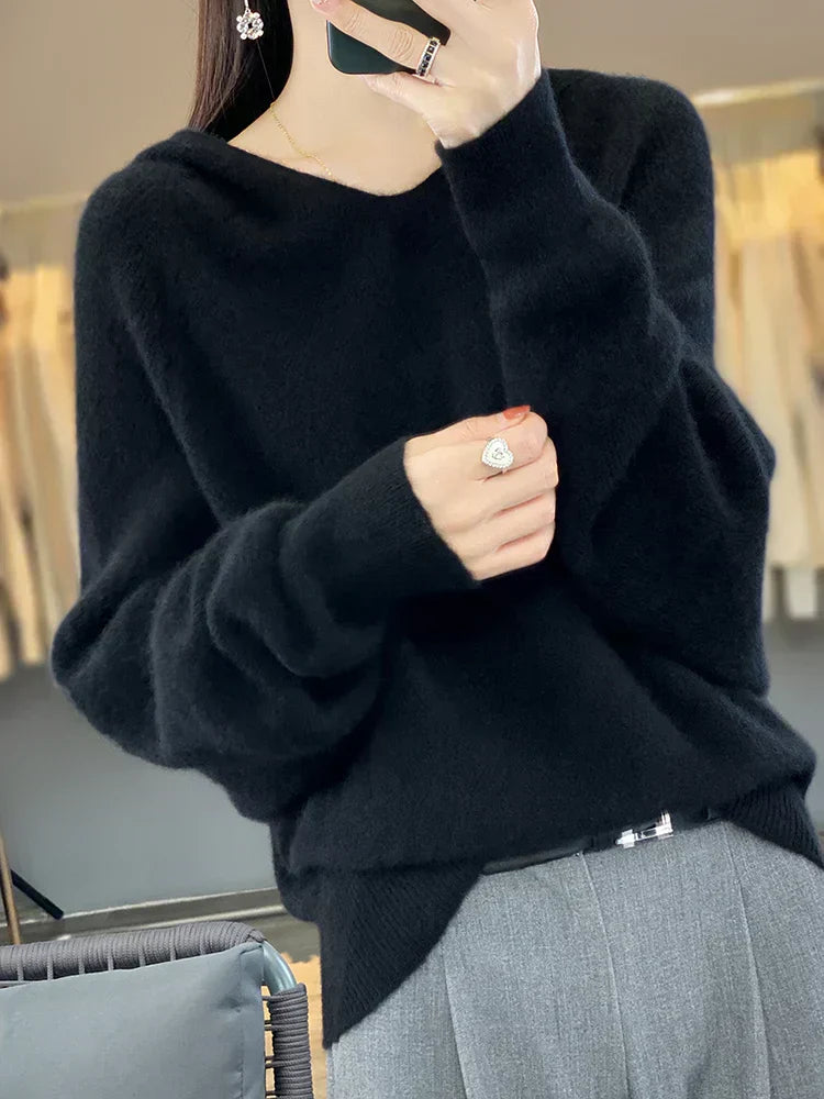 Riley - Soft Hooded Sweater