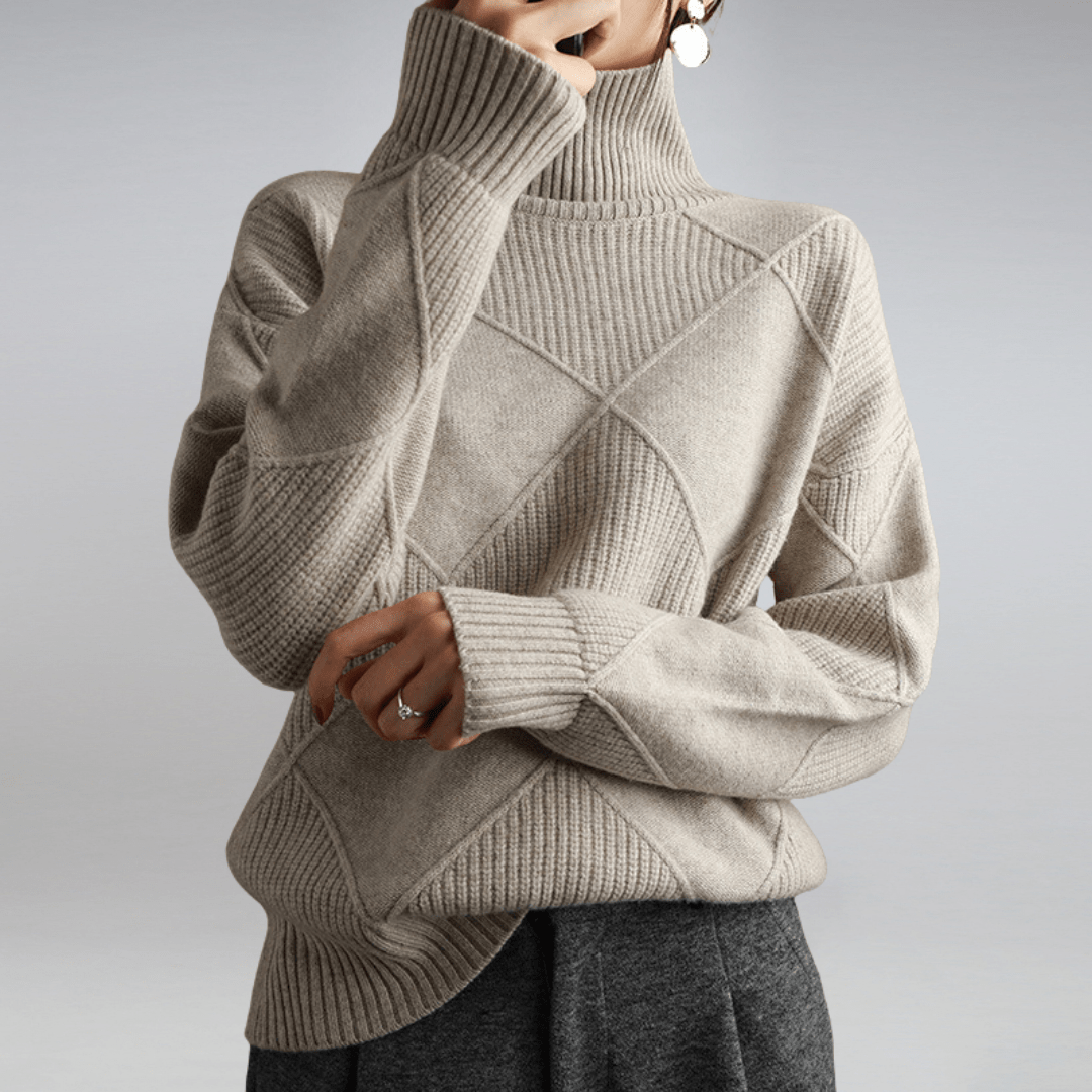 SYLVARITH – SOFT TURTLENECK SWEATER